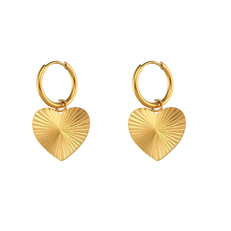 Charlery Oorbellen Golden Heart