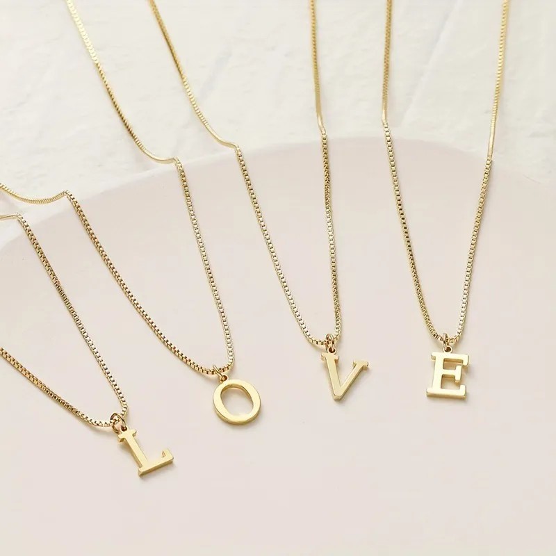 Letter ketting B - initiaal ketting