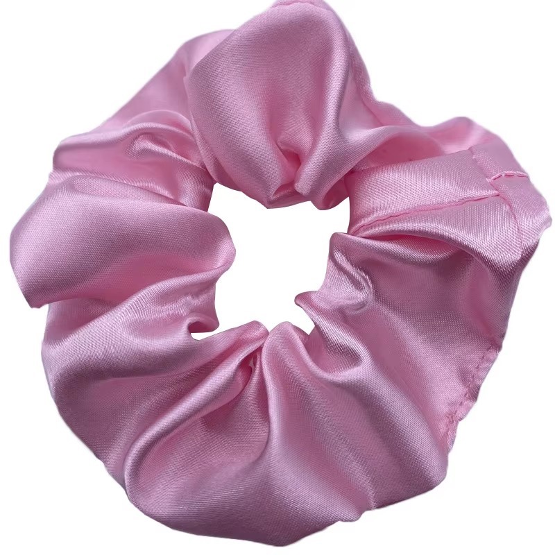 Scrunchie licht roze