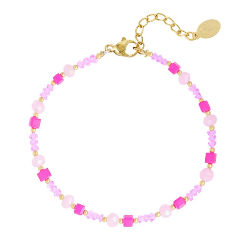 Enkelbandje Beach Vibes roze